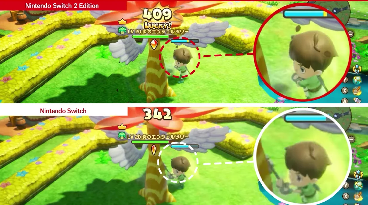 Fantasy Life i Switch 2 Graphics Comparison